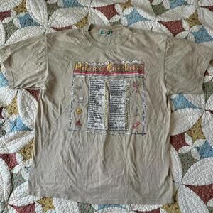 1990s vintage hiking checklist tee. No size tag but fits like a M/L